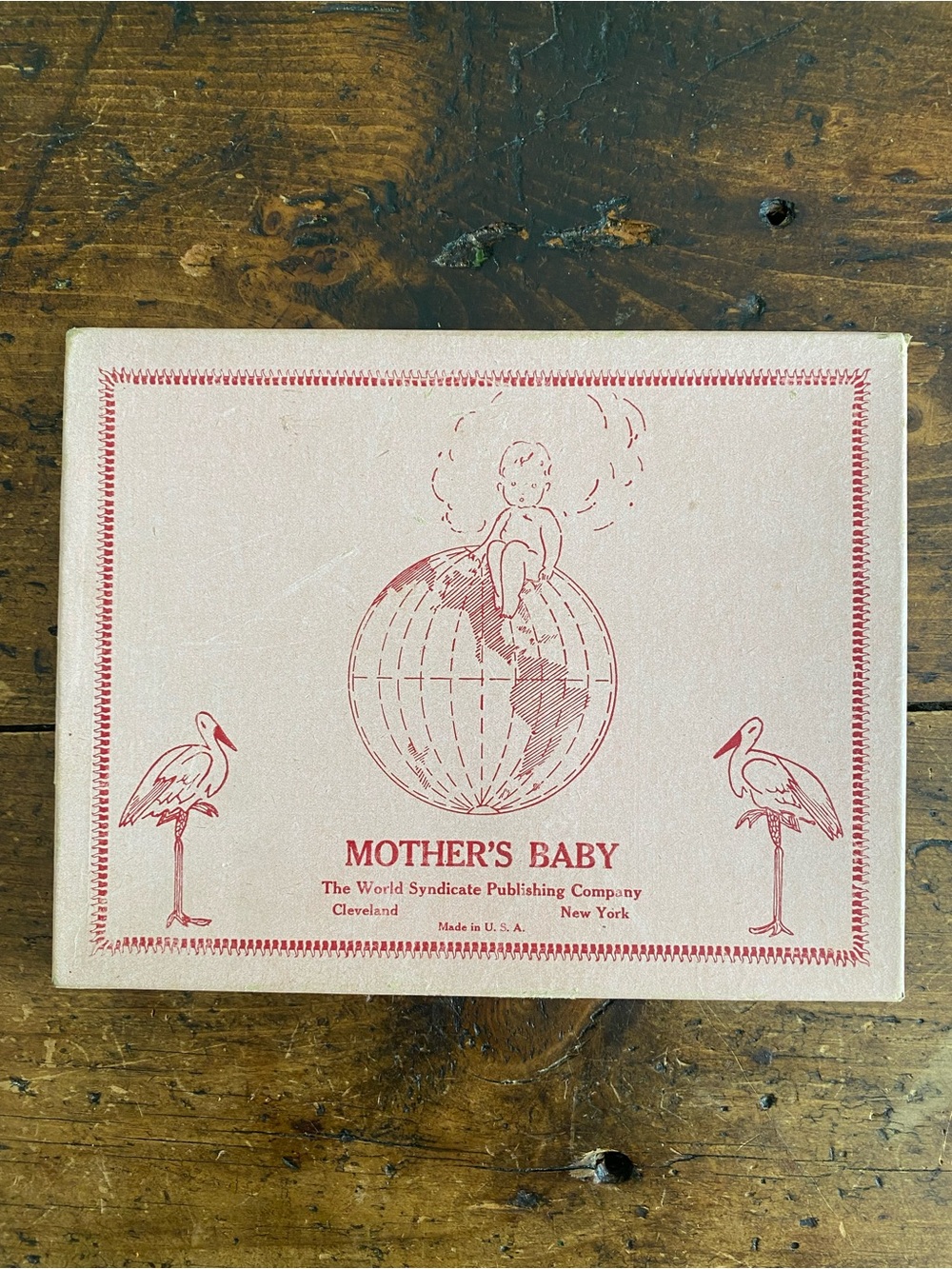 NEW Mother’s Baby Book The World Syndicate Publishing Co Hardcover 1928 Vintage